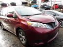 2011 Toyota Sienna LE Burgundy 3.5L AT 2WD #Z23155